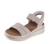 Skechers Femme Bobs Sun Ray Slip-In ENTRAINEUSE, Taupe Textile, 38 EU
