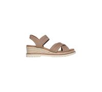 Skechers Femme Bob's Womens TRAVERSÉE Douce AU DÉSERT, Textile Brun Clair, 41 EU