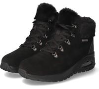 Skechers Femme Bottes à lacets/ Bottes d'hiver MOONLIGHT RIDGE Noir Textile Taille : 38