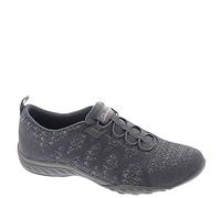 Skechers Femme Breathe Easy-Infi Knity Basket, Gris foncé, 38.5 EU