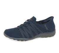 Skechers Femme Breathe-Easy Roll-with-ME Basket, Navy, 43 EU