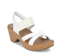 Skechers Femme Brystol-Night Skies Sandale cale, Blanc Opulenter Garten, 39 EU