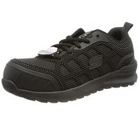 Skechers Femme Bulklin Ayak Chaussure Industrielle, Textile synthétique Noir, 35.5 EU