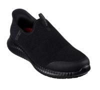 Skechers Femme Cessnock Gwynedd Slip-In ENTRAINEUSE, Black Textile / Synthetic, 37.5 EU