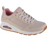 Skechers Femme Uno Inside Matters Basket, Natural Duraleather Mesh Trim, 37 EU