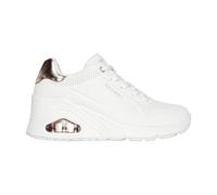Skechers – Baskets – Uno Wedge Hi Steps – Blanc