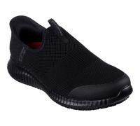 Skechers Femme Chaussures - Cessnock - Gwynedd Travail en Noir,3-8 - GAR108127EC