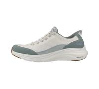 Skechers Baskets Contour Foam Natural Ease Garniture Cuir Duraleather Blanc cassé Femme 40