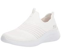 Skechers Femme Classy Charm Basket, Bordure en Tricot Blanc, 40 EU