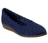 Skechers Femme Cleo Sawdust-Modesty Basket, Bleu, 37 EU