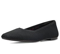Skechers Femme Cleo Square-Blissful Soul Ballerines, Noir, 37.5 EU