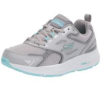 Skechers Femme Conformité Basket, Grey Turquoise, 35 EU