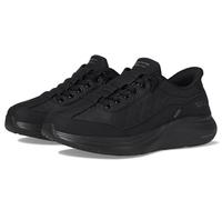 Skechers Femme Contour Foam Basket, Black Mesh/Duraleather/Leather/Trim, 38.5 EU