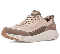 Skechers Femme Contour Foam Leopard Dream Slip-in ENTRAINEUSE, Brown Mesh Duraleather Leather Leopard Trim, 38 EU