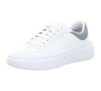 Skechers Femme Cordova Classic Meilleur comportement Basket, Duraleather Blanc Bordure Bleue, 38 EU