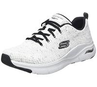 Skechers Femme Coupe de la voûte Plantaire Basket, Blanc, 38 EU