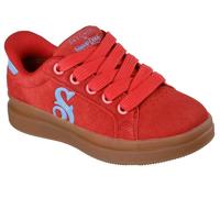Skechers Femme Courtside Cali Girlz Basket, Red Suede/Blue Duraleather, 41 EU