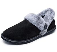 Skechers Femme Cozy Campfire Chausson, Black, 35.5 EU