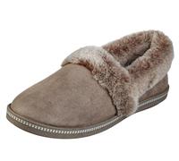 Skechers Femme Cozy Campfire - Team Toasty Slippers, Beige Dark Taupe Microfiber Suede Faux Fur Line Dktp, 38.5 EU
