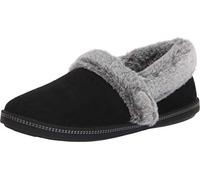 Skechers Femme Cozy Campfire - Team Toasty Slippers, Noir Black Microfiber Suede Faux Fur Line Blk, 37 EU