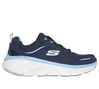 Skechers Femme Daisy Doll D'LUX Walker 2.0 POUPÉE MARGUETTE, Navy Leather/Mesh/Pink & Blue Trim, 38 EU