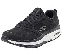 Skechers Femme Déambulateur d'entraînement Go Walk Baskets, Black Leather White Textile, 40 EU