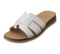 Skechers Femme Desert Kiss Low-Peak Look Sandale, Blanc, 39 EU