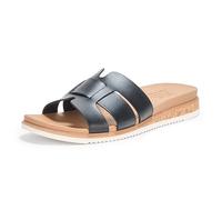 Skechers Femme Desert Kiss Low Peak Look Sandale Glissante, Black, 40 EU