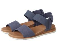 Skechers Femme Desert Kiss Low Sandale, Bleu, 41 EU