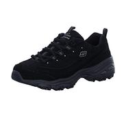 Skechers Femme D'lites Biggest Fan Baskets mode, Noir, 40 EU