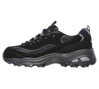 Skechers Femme D'lites Biggest Fan Baskets Tendance, Black Trubuck Mesh Trim, 40 EU