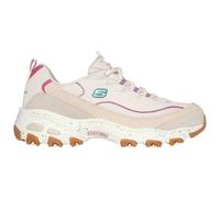 Skechers Femme D'Lites Bold Views Baskets, Beige, 41 EU