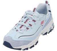 Skechers Femme D'Lites Bold Views Baskets, Bleu, 41 EU