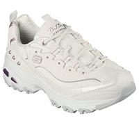 Skechers Femme 149267 Wlv Baskets, Garniture Lavande Duraleather Blanc, 39.5 EU