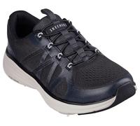 Skechers Femme D'Lux Comfort 2.0 Victory Basket, Black Mesh/Lavender Trim, 41 EU