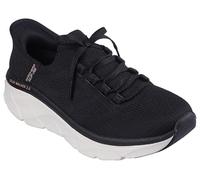 Skechers Slip-ins Relaxed Fit: D'Lux Walker 2.0 - Thrill Movehommest Chaussures Moyen Width en Noir/Brun Clair, Pointure 37.5, Vegan, Lavable en machi