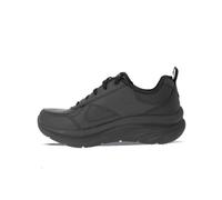 Skechers Femme D'Lux Walker Baskets, Black Leather/Trim, 41 EU