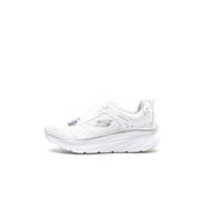 Skechers Femme D'lux Walker Infinite Motion Baskets, Blanc White Silver Leather White Mesh Silver Trim Wsl, 39 EU