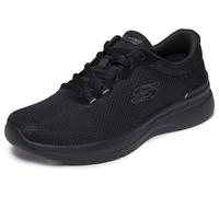 Skechers Femme Dynamight 3.0 Radiant Hour Baskets, Black Mesh/Synthetic/Black Trim, 38.5 EU