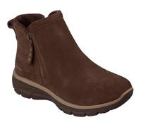 Skechers Femme Easy Going Bottes, Chocolate Suede Chenille, 38 EU