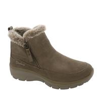 Skechers Femme Easy Going Cool Zip Bottine, Taupe, 40 EU