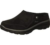 Skechers Femme Easy Going-Latte-Twin Gore Slip-on Open Back Mule, Noir, 40 EU