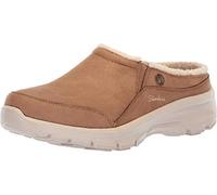 Skechers Femme Easy Going-Latte-Twin Gore Slip-on Open Back Mule, Skin Coloured, 36.5 EU