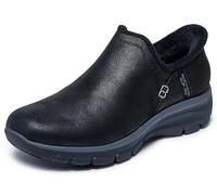 Skechers Chaussures de marche Femme Easy Going Modern Hour Microcuir noir 37 EU
