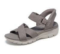 Skechers Femme Easy Going Somewhere Sunny Basket, Taupe, 37 EU