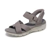 Skechers Femme Easy Going Somewhere Sunny Slip-In ENTRAINEUSE, Taupe Duraleather/Gore, 41 EU