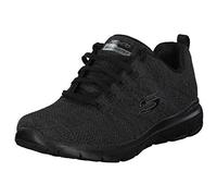 Skechers Femme Flex Appeal 3.0-High Tides Baskets, Black Charcoal/Knit Mesh/Black Trim, 35 EU