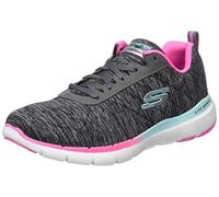 Skechers Femme Flex Appeal 3.0 Insight Baskets, Black/White, 36 EU