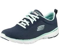 Skechers Femme Flex Appeal 3.0 Insight Baskets, Navy Aqua, 36 EU