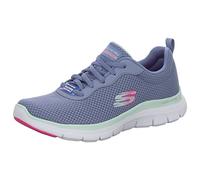 Skechers Femme Flex Appeal 4.0 Brilliant View Basket, Slate Mesh Trim, 38 EU